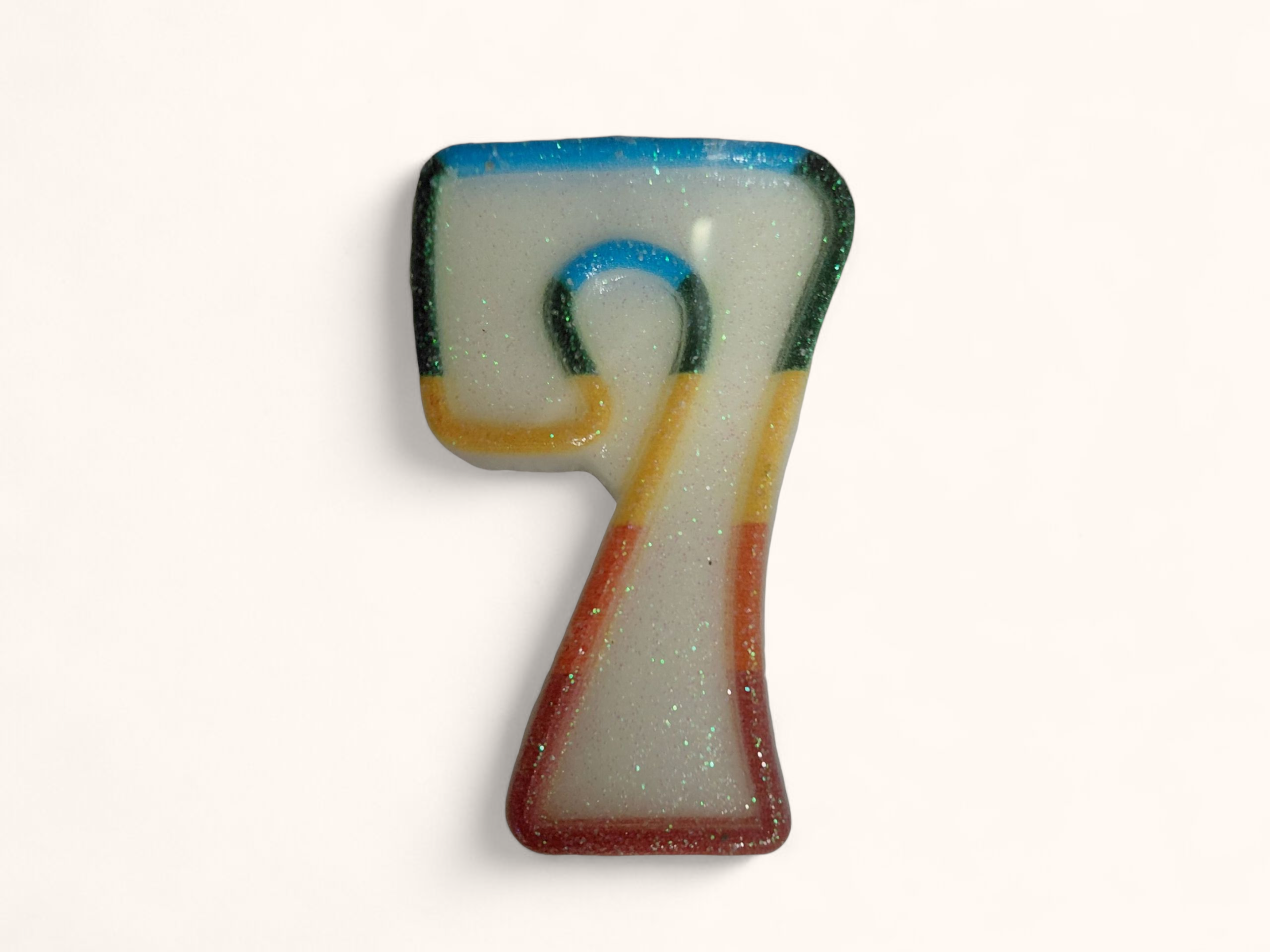 Kerzen & Zahlen – Glitzer Regenbogen