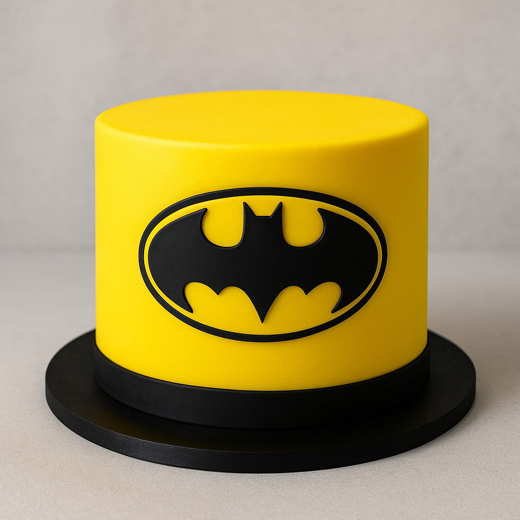 🦇 Batman Motivtorte – City-Style | The Cake Alchemist