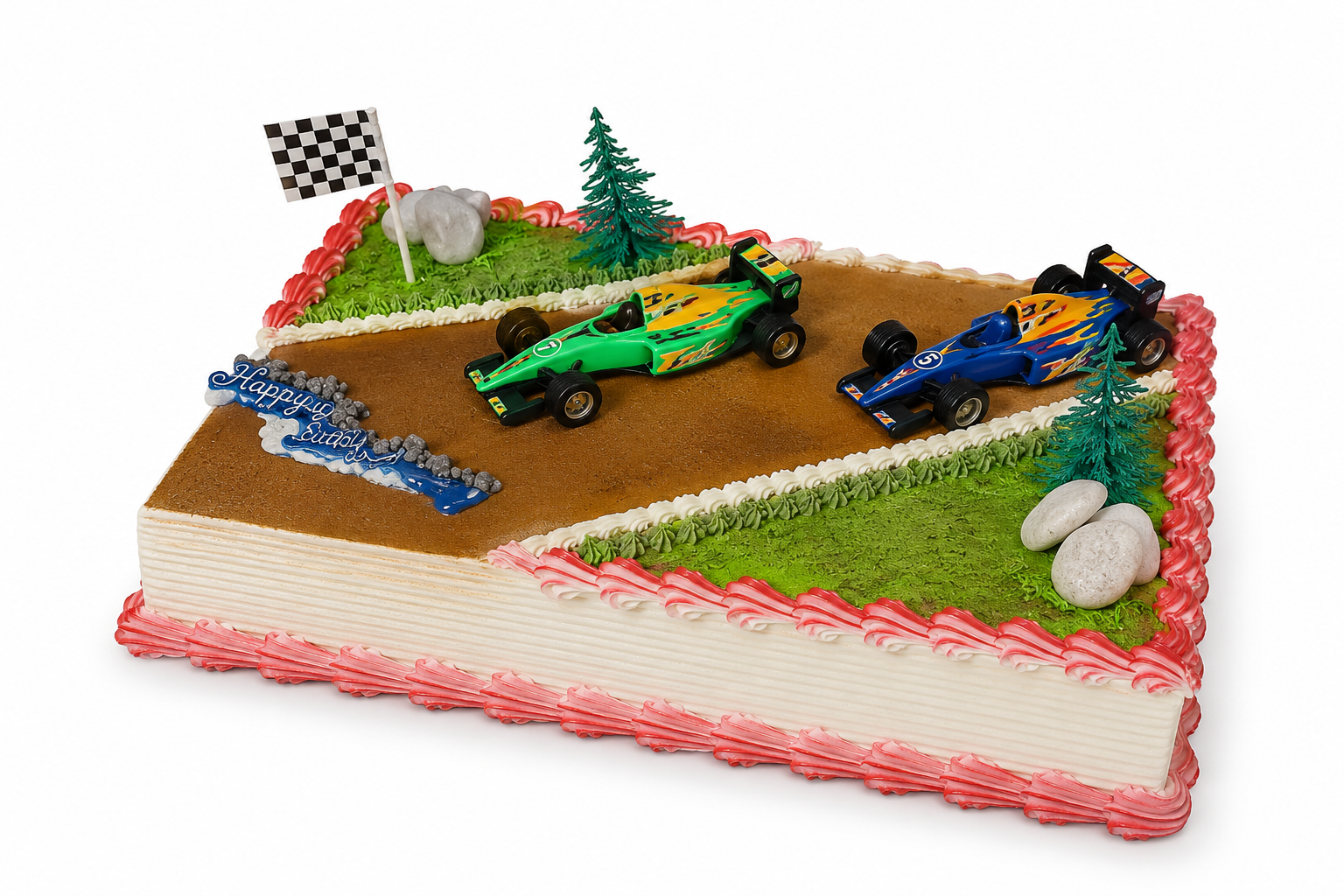 Rennwagen Spieltorte – Geburtstagstorte für kleine Rennfahrer | The Cake Alchemist
