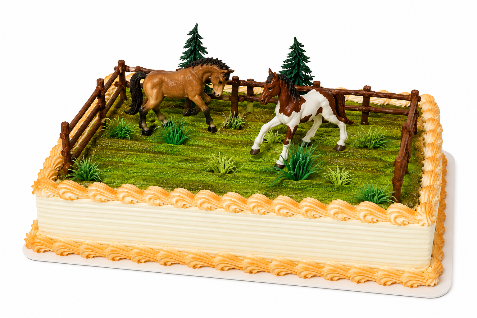 Pferde Spieltorte – Geburtstagstorte mit Pferden | The Cake Alchemist