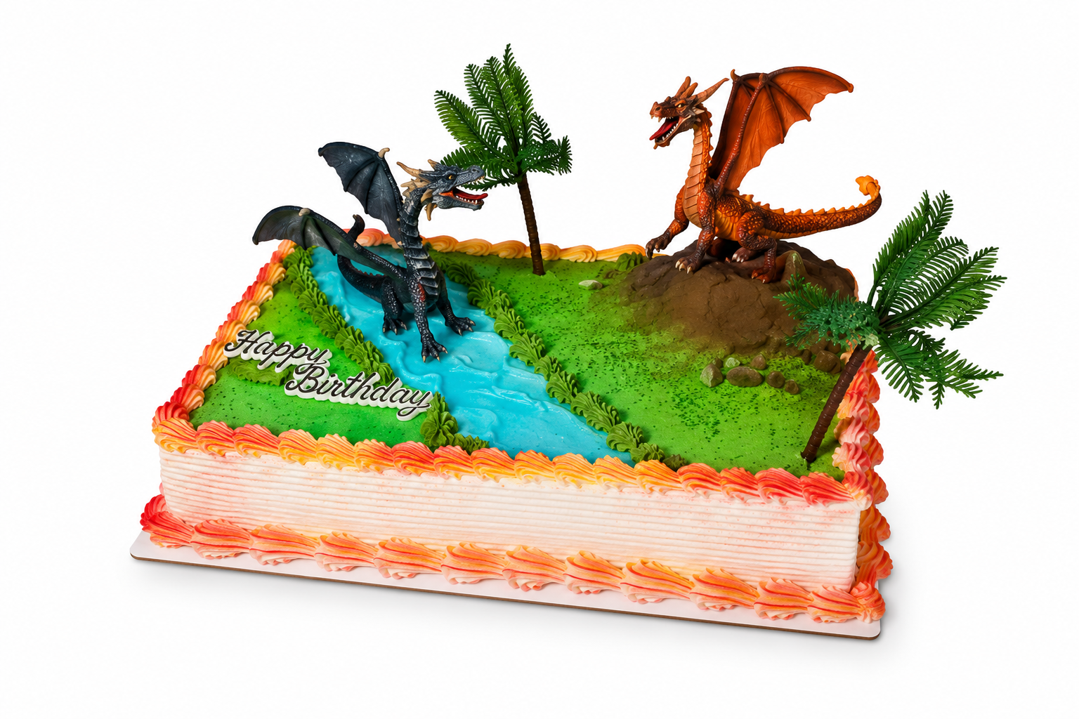 Drachen Spieltorte – Fantastische Geburtstagstorte mit Drachen | The Cake Alchemist