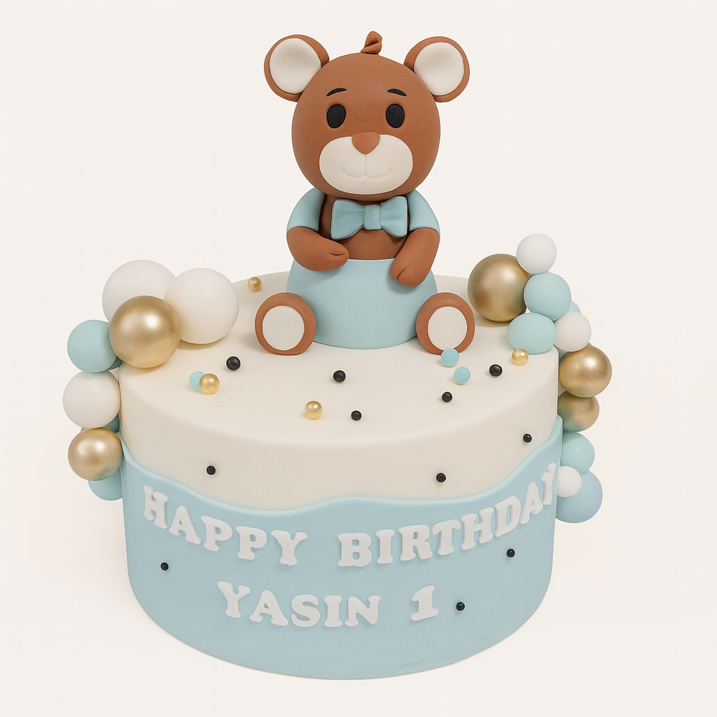 Teddy Motivtorte – Zauberhafte Geburtstagstorte für Kinder (Anfrage)